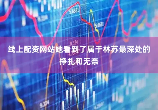 线上配资网站她看到了属于林苏最深处的挣扎和无奈